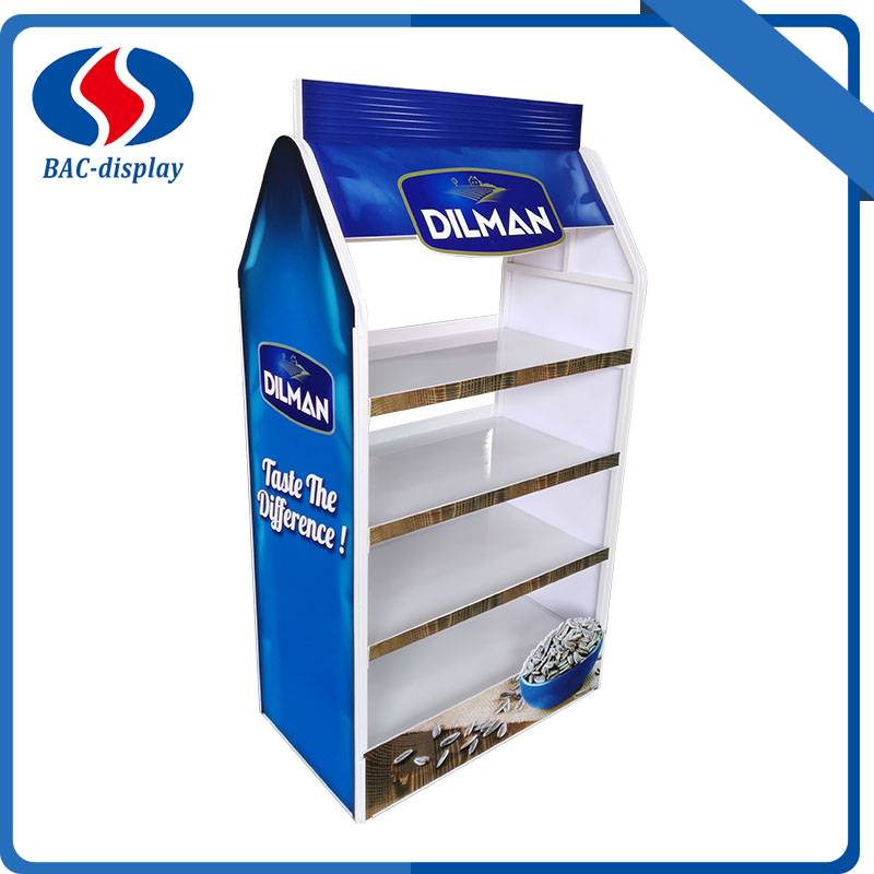 Double Side Shelves Floor Display